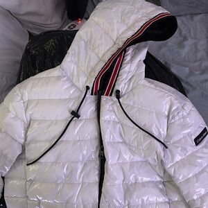 White Mens L Calvin Klein Jacket
